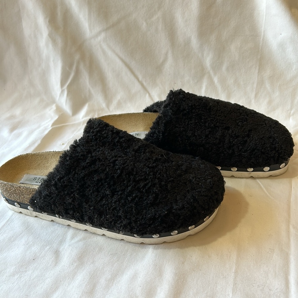 Steven by Steve Madden Lehman Faux Fur Clogs-Size 6.5 NWOB
